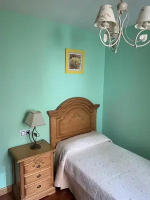 Cama o camas de una habitación en Casa Rural Los Tasajos