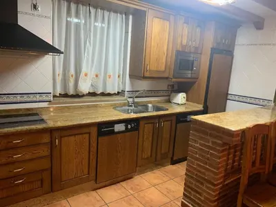 Una cocina o zona de cocina en Casa Rural Los Tasajos