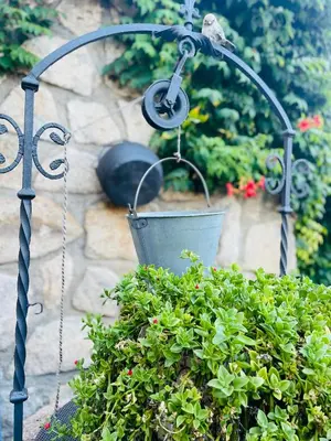 Jardín al aire libre en Casa Rural Piedras de Benquerencia