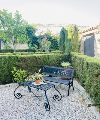 Jardín al aire libre en Casa Rural Piedras de Benquerencia