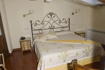 Cama o camas de una habitación en La Posada del Tiétar