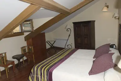 Cama o camas de una habitación en La Posada del Tiétar