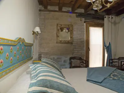 Cama o camas de una habitación en La Posada del Tiétar