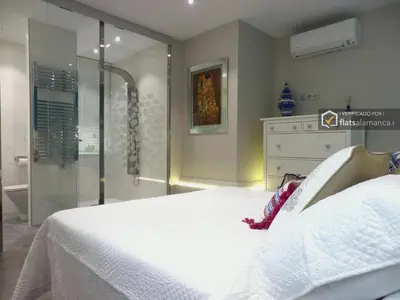 Cama o camas de una habitación en Apto Junquera