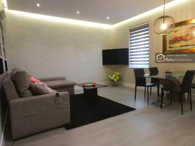 Una televisión o centro de entretenimiento en Apto Junquera