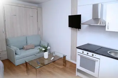Una cocina o zona de cocina en Estudio Pz Mercado 1 1