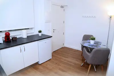 Una cocina o zona de cocina en Estudio Pz Mercado 1 1