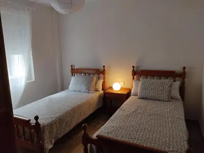 Cama o camas de una habitación en Mi Piso en Béjar