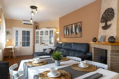 Zona de estar de Casa Rural La Posada del 42