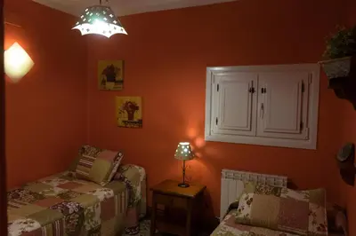 Cama o camas de una habitación en Los Prejones