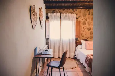 Cama o camas de una habitación en Una semana que tus hijos recordarán toda la vida