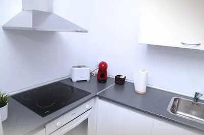 Una cocina o zona de cocina en Piso Plaza Mercado 3,4