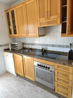 Una cocina o zona de cocina en Apartamento La Relojera 1