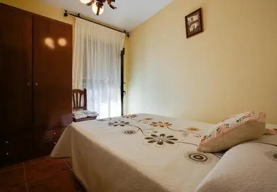 Cama o camas de una habitación en Casa Rural El Chorritero
