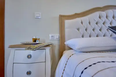 Cama o camas de una habitación en Dùplex Argollas Grand Suite Centro Parking gratis