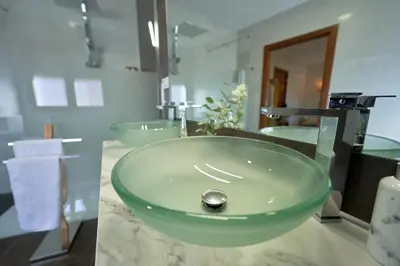Un baño de Dùplex Argollas Grand Suite Centro Parking gratis