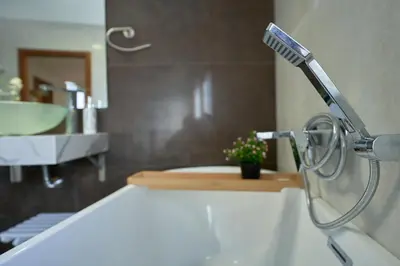 Un baño de Dùplex Argollas Grand Suite Centro Parking gratis