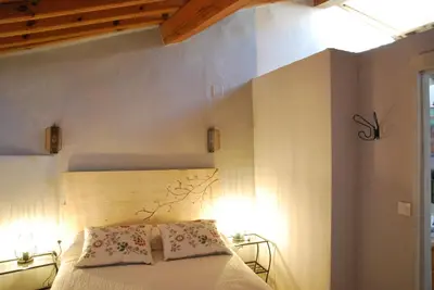 Cama o camas de una habitación en El Arroyo