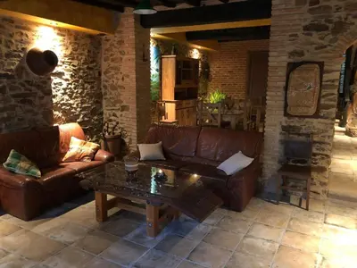 Zona de estar de Casa Rural La Moraquintana