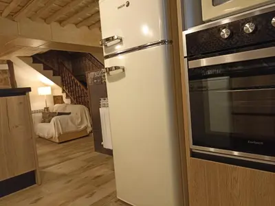 Una cocina o zona de cocina en El Cascanueces - Casa Rural
