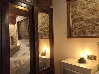 Cama o camas de una habitación en El Cascanueces - Casa Rural