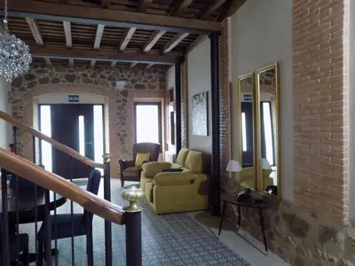 Zona de estar de Apartamentos Suite Puerta del Jerte