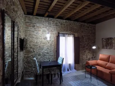 Zona de estar de Apartamentos Suite Puerta del Jerte