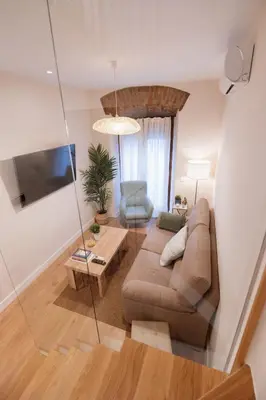 Una televisión o centro de entretenimiento en Casa Cancho Trujillo