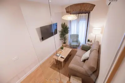 Una televisión o centro de entretenimiento en Casa Cancho Trujillo