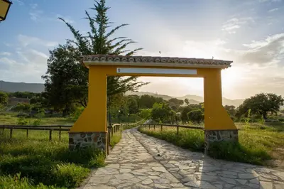 Paisaje cerca of this country house