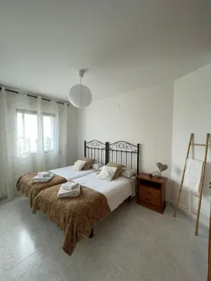 Cama o camas de una habitación en APARTAMENTO PURI