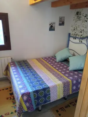 Cama o camas de una habitación en CASA Apartamento RURAL AS ANDURIÑAS