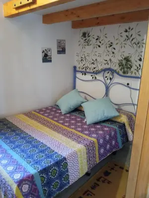 Cama o camas de una habitación en CASA Apartamento RURAL AS ANDURIÑAS