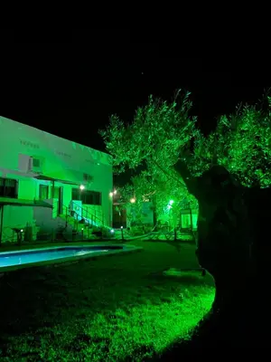 Jardín al aire libre en Casa Rural El Miajon Apartamentos