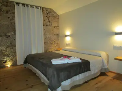 Cama o camas de una habitación en Posada Real El Brasilero