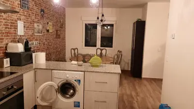 Una cocina o zona de cocina en Chalet con piscina y BBQ para 10 personas