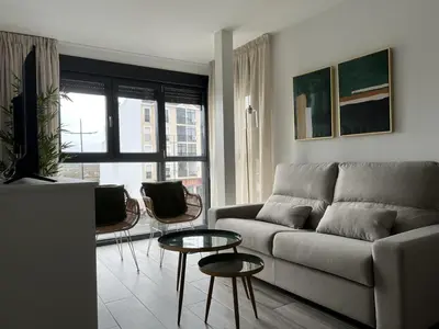 Zona de estar de Rotonda del Minotauro Apartamento Turístico AT-CC-00674