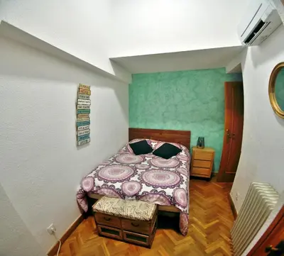 Cama o camas de una habitación en Dúplex céntrico La Ranita Salmantina