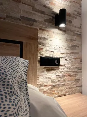 Cama o camas de una habitación en Apartamentos Rurales Calleabajo - 3 Estrellas