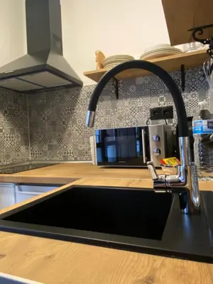 Una cocina o zona de cocina en Apartamentos Rurales Calleabajo - 3 Estrellas
