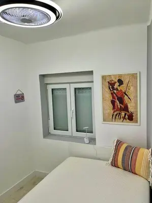 Cama o camas de una habitación en El Rinconcito de Bejar