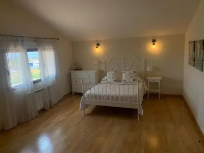 Cama o camas de una habitación en Los Olivos de José