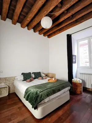 Cama o camas de una habitación en El museo