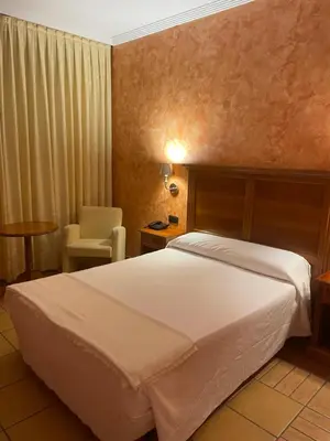 Cama o camas de una habitación en Hospedium Hotel Doña Mafalda de Castilla