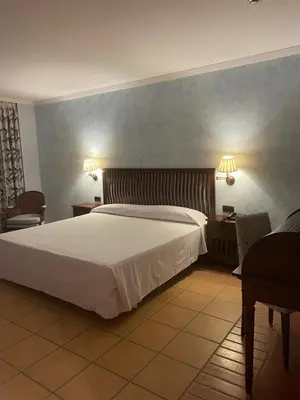 Cama o camas de una habitación en Hospedium Hotel Doña Mafalda de Castilla
