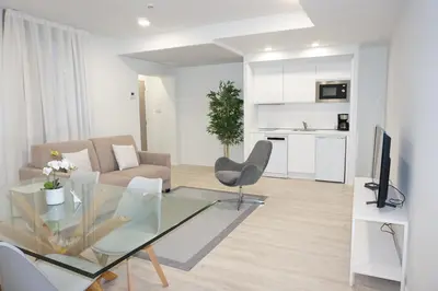 Una cocina o zona de cocina en Inés Luna Suites