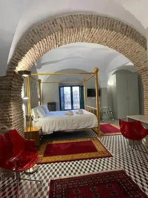 Cama o camas de una habitación en Hotel Rural La Casa de Carlota