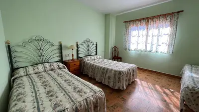Cama o camas de una habitación en LA PARRA - Casa Rural en el Valle del Jerte