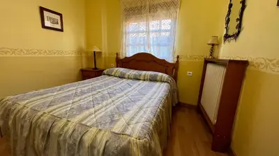 Cama o camas de una habitación en LA PARRA - Casa Rural en el Valle del Jerte