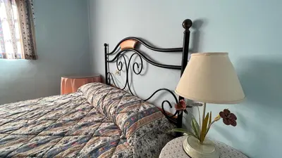 Cama o camas de una habitación en LA PARRA - Casa Rural en el Valle del Jerte